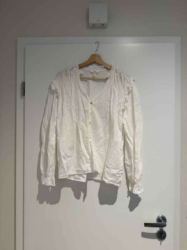 hvít hm skyrta - AMG