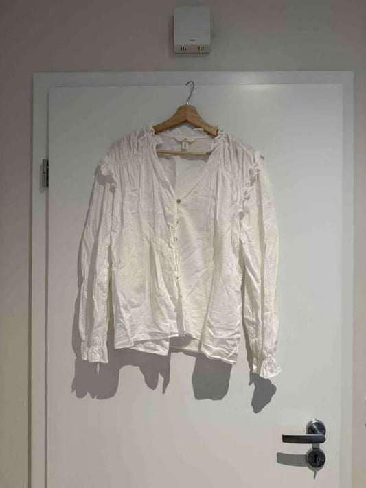 hvít hm skyrta - AMG