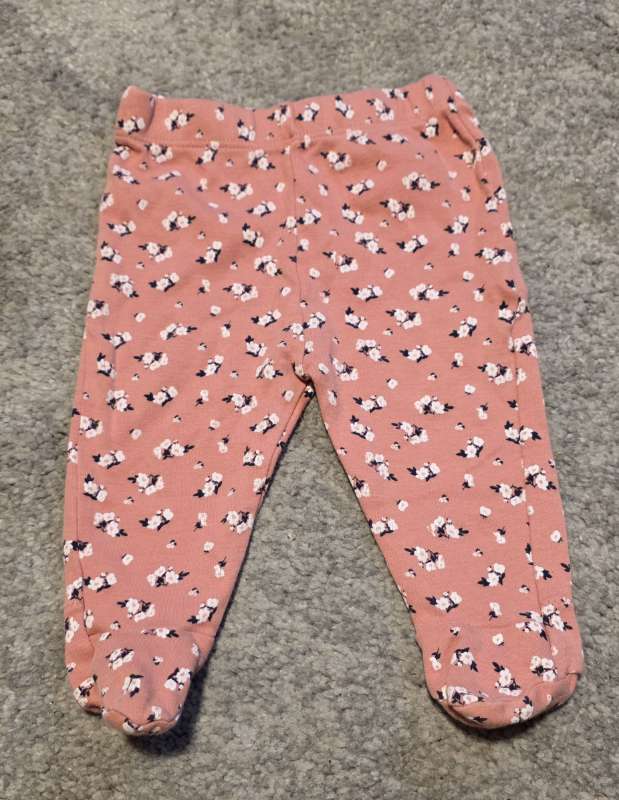 Leggings með sokkum flower