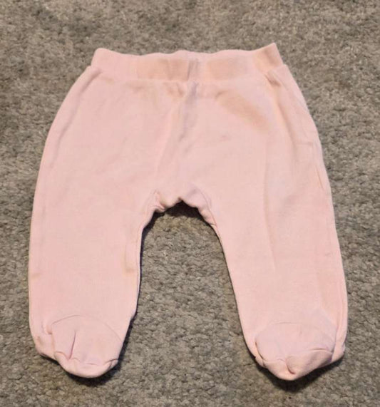 Leggings með sokkum pink