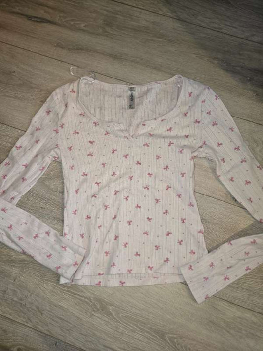 Lindex pink top