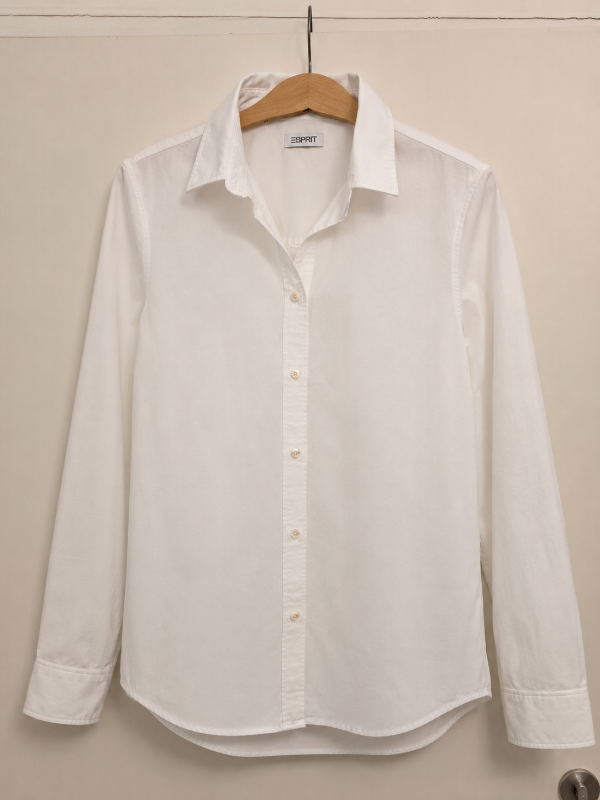 ESPRIT Classic White Button-Down Shirt