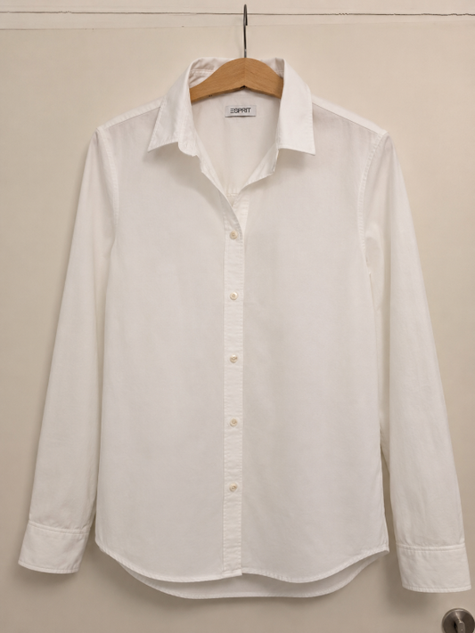 ESPRIT Classic White Button-Down Shirt