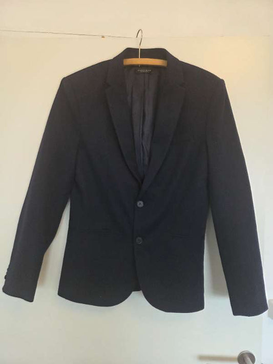 Zara Man Basic Collection Navy Blue Blazer -Size M