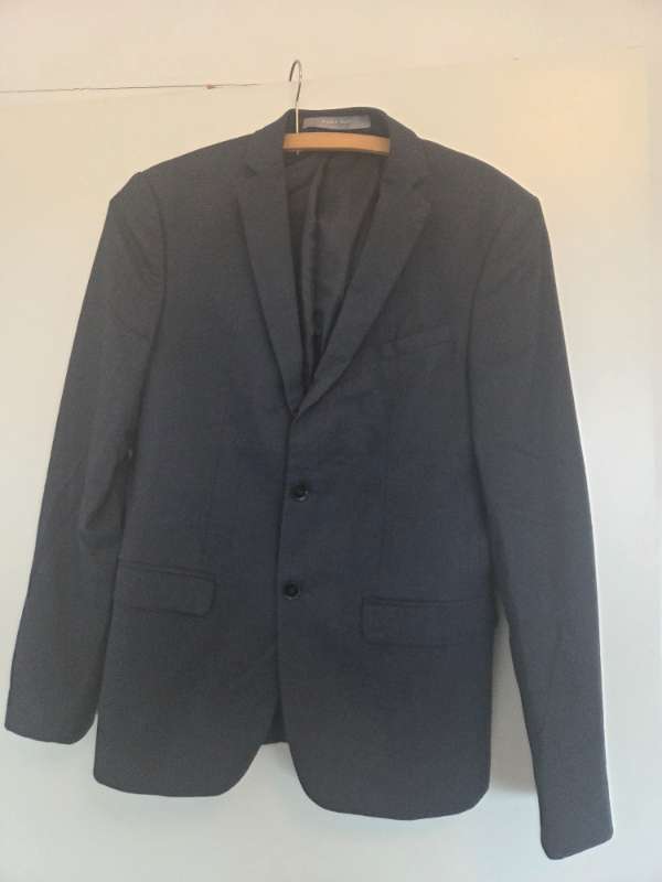 Men's Zara Classic Dark Blue Blazer Jacket