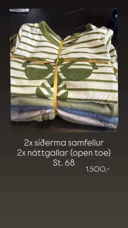 samfellur + náttgallar = 4stk