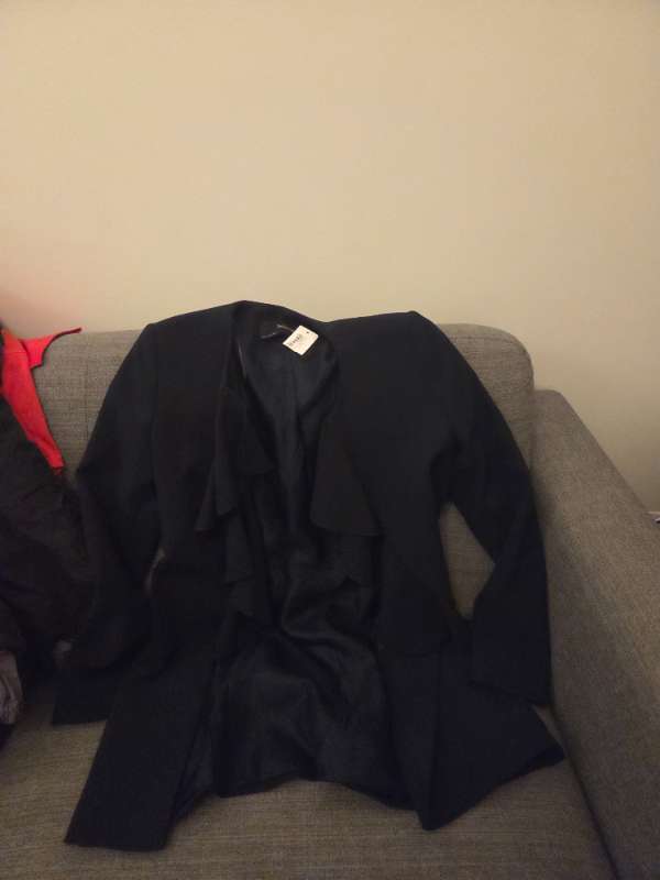 Zara basic xs curly blazer
