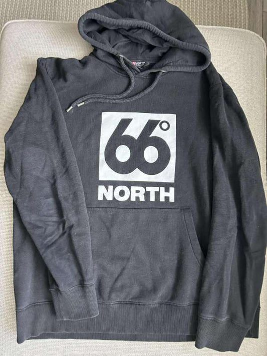 66° norður hettupeysa svört