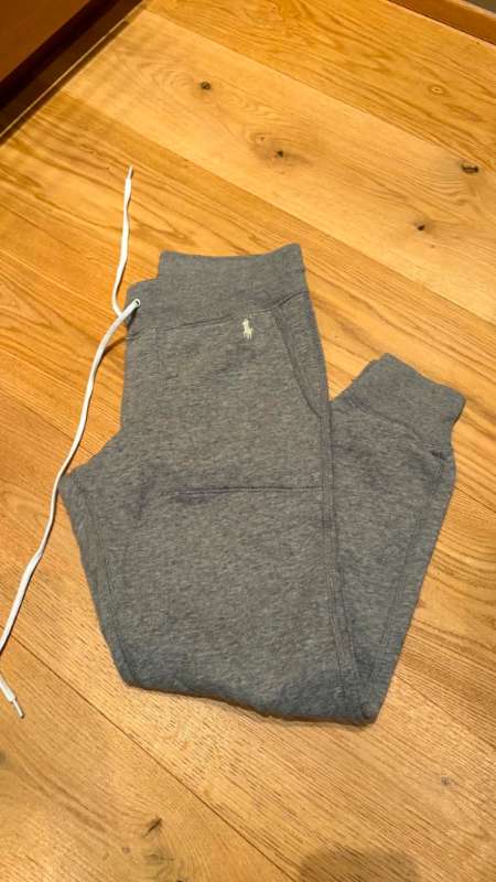 Ralph Lauren gráar joggingbuxur