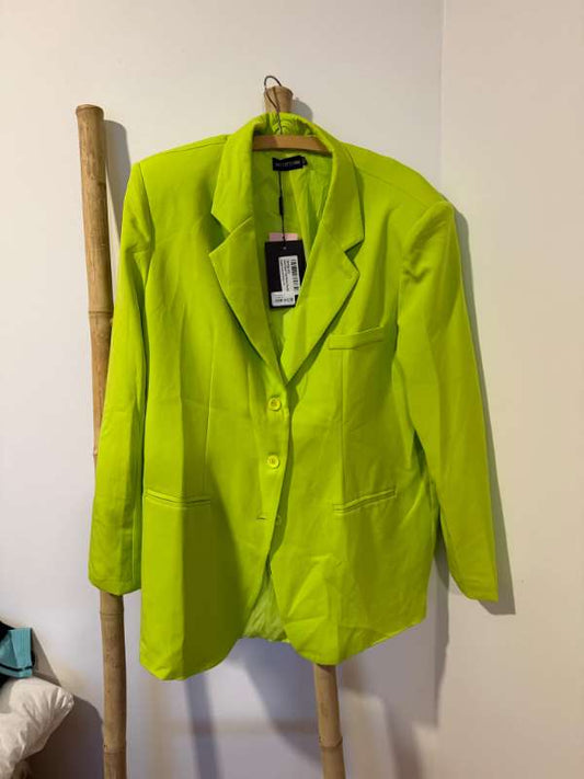 Neongrænn blazer