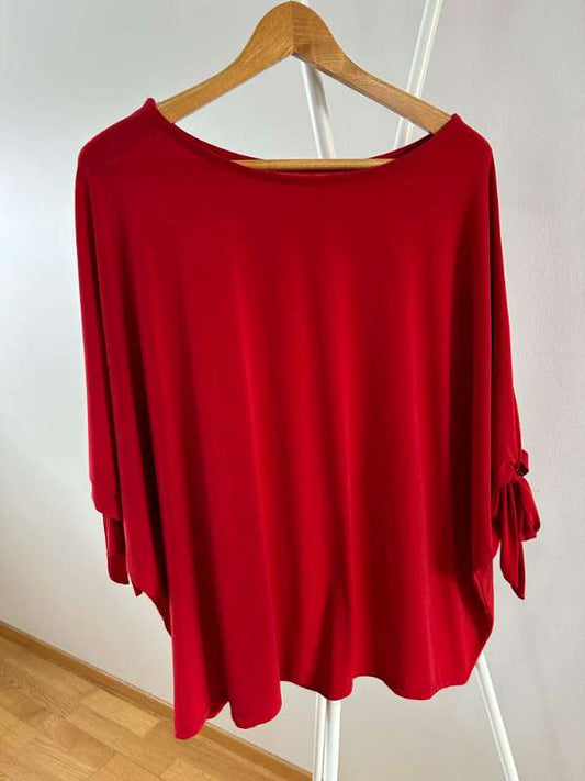 Skyrta rauð stutterma