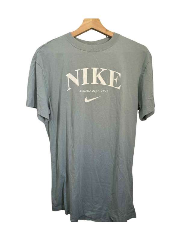 Ljósblá/grænn nike bolur