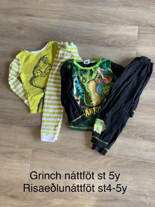 Grinch náttföt st 5y