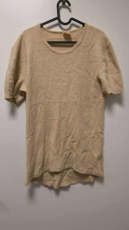 woolen beige t-shirt