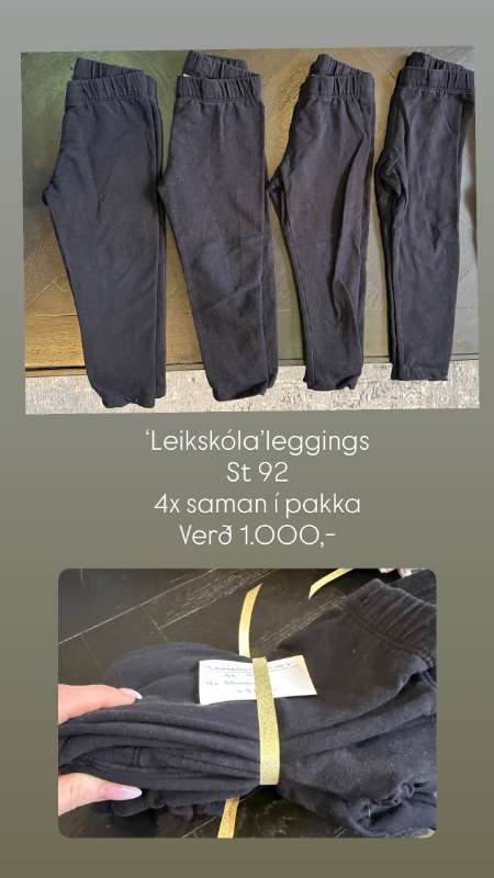 'Leikskóla' leggings