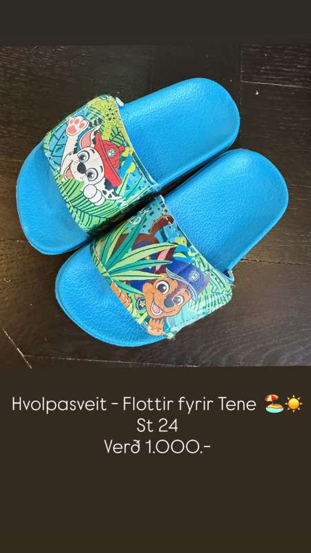 PawPatrol inniskór (sund)