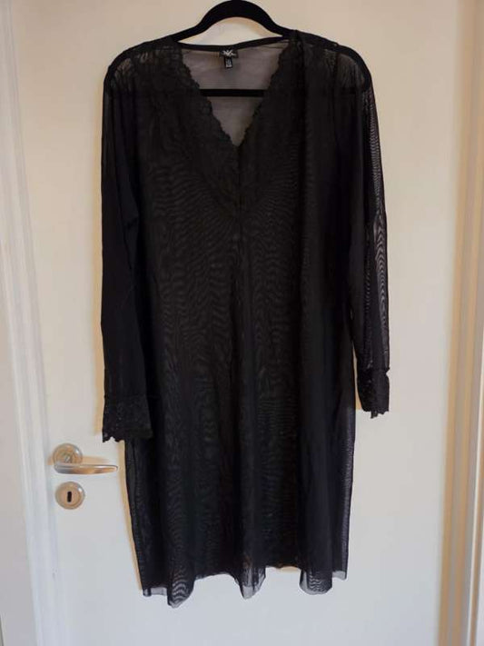 BRÁ mesh svartur kjóll 2XL