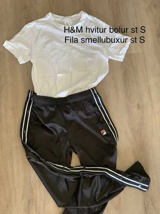 H&M hvitur bolur st S