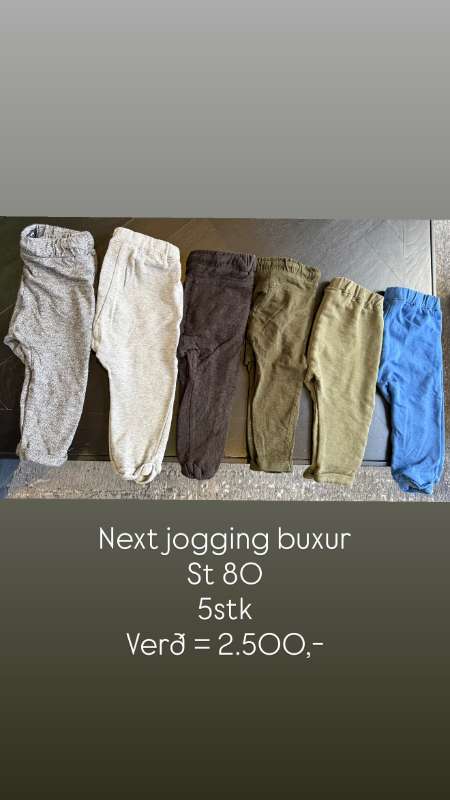 Jogging buxur -  st 80