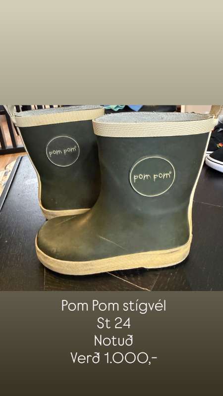 Pom Pom stígvél