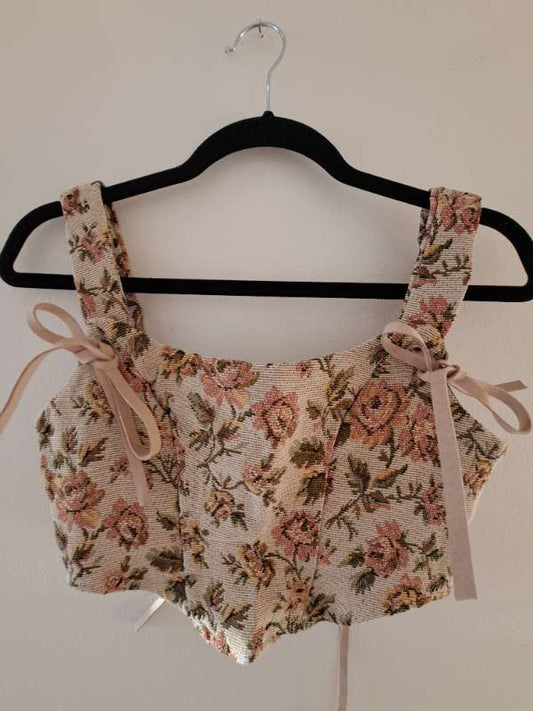 FLOWERS CORSET SHEIN