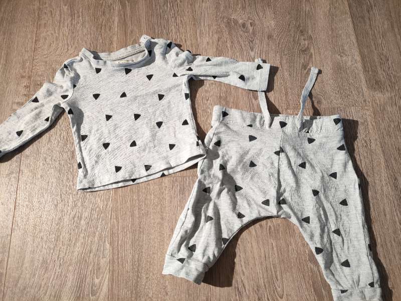 Bolur og buxur grár s.62/68