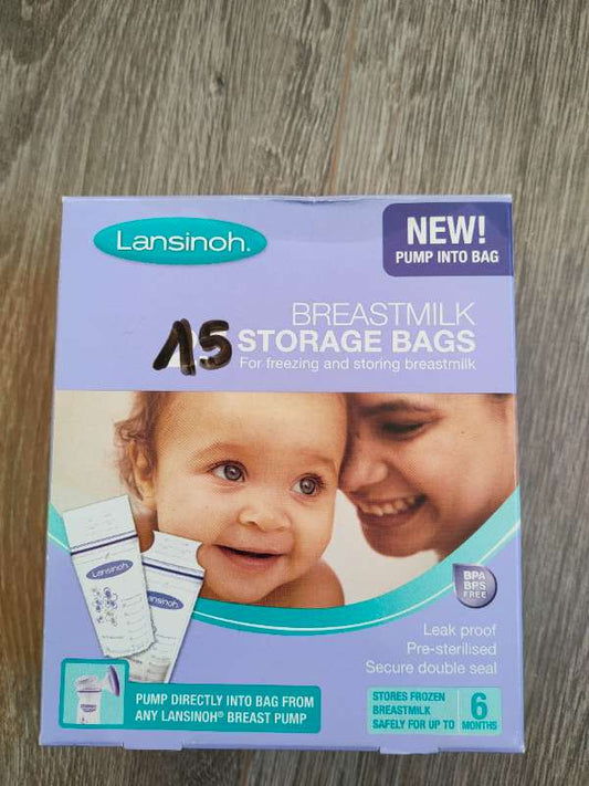 15 breastmilk storage bags