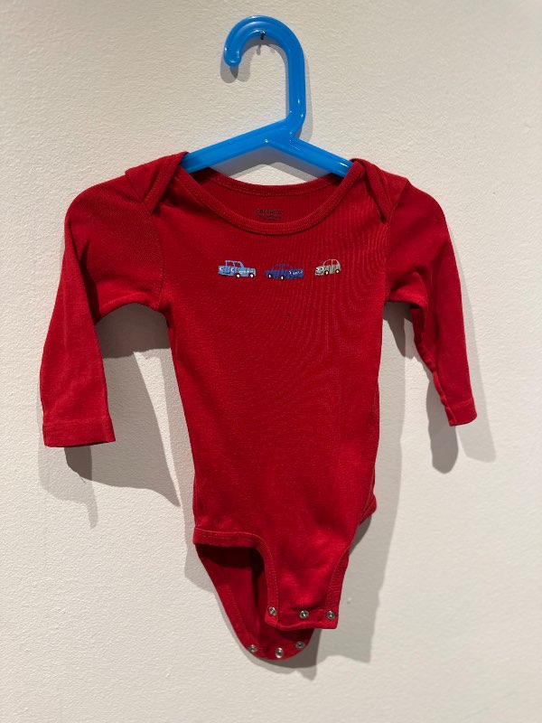 Carters samfella, rauð