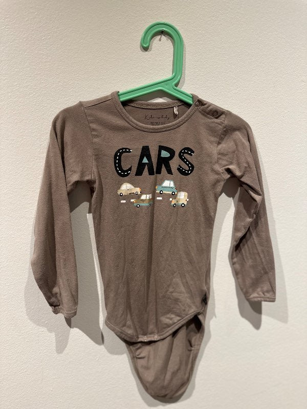 KidsUp baby samfella, brún, bílar