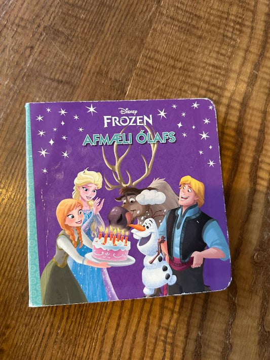 Bók, Frozen, afmæli Ólafs