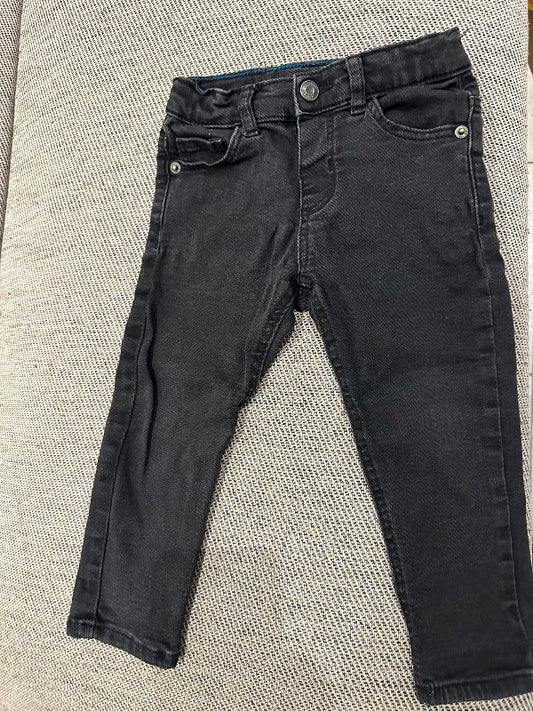 Zara gallabuxur mjúkar svartar