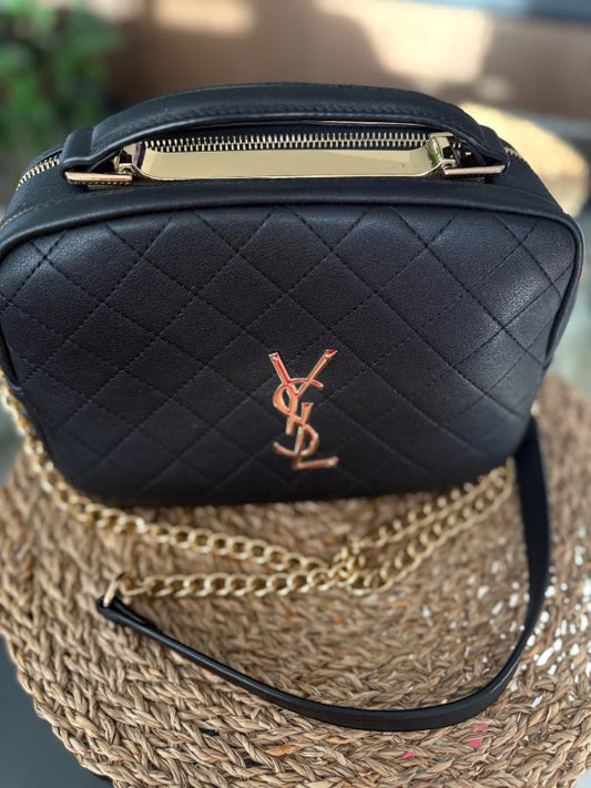 YSL women's handbag black