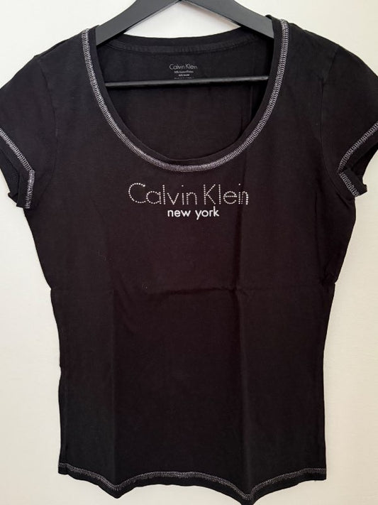 CALVIN KLEIN  BLACK T-shirt