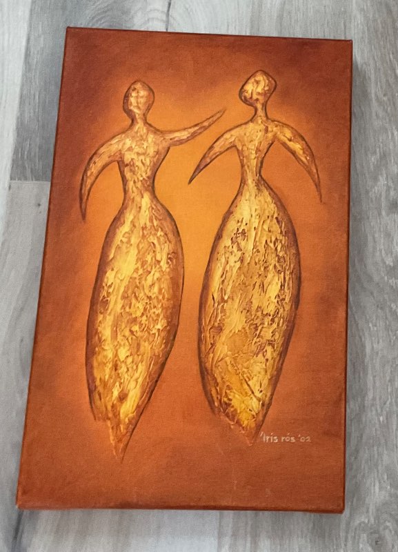 Málverk - Íris Rós Söring stórt