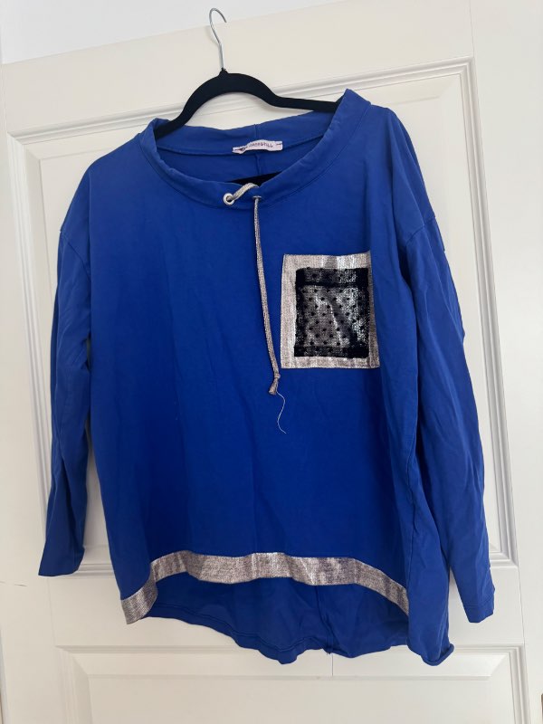 Bluzka nieb kieszen
