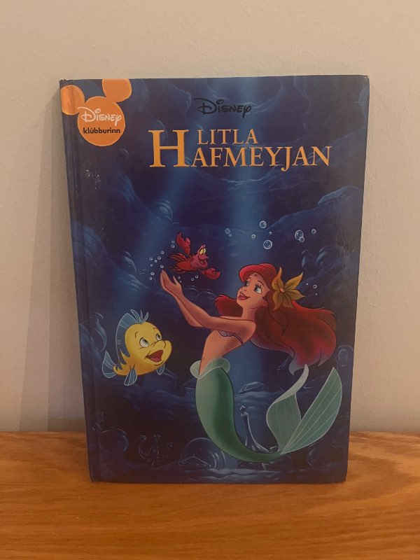 Disney bók Litla hafmeyjan