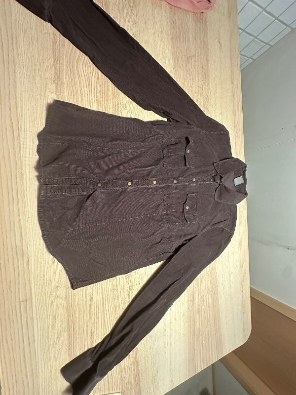 Veromoda brúnn shirt