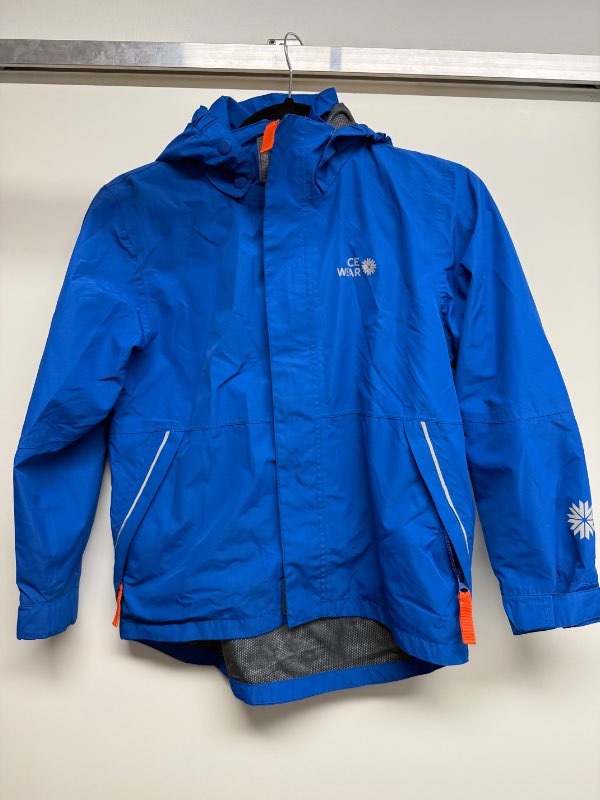 Icewear blár regnjakki