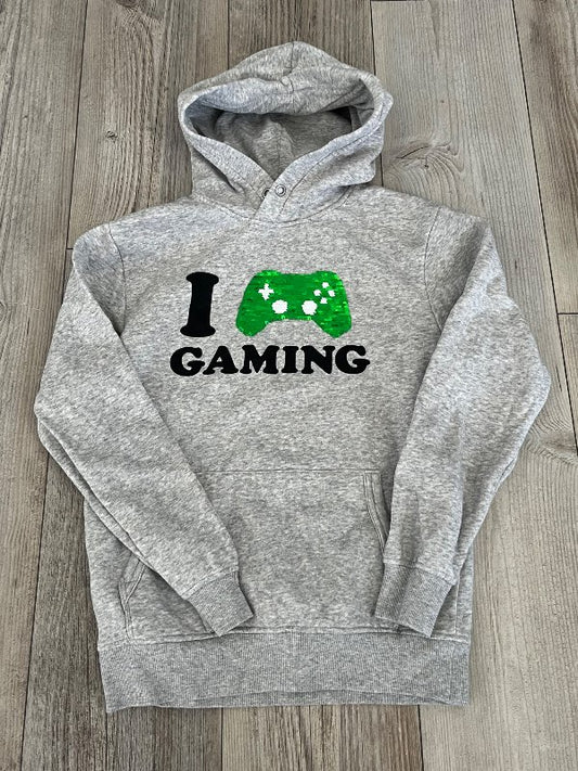 Grá hettupeysa - gaming