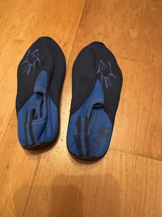 Blue swim shoes