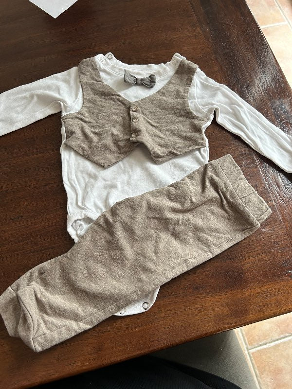 H&M sparisett brúnt