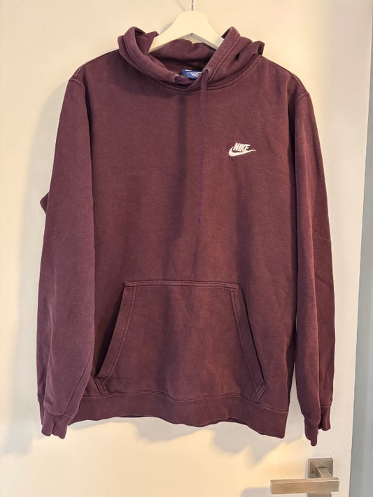 nike vínrauð peysa