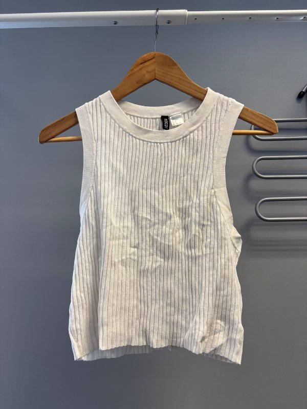 H&M hvítur toppur