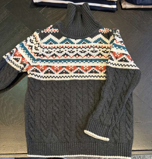 Þykk rúllukraga peysa