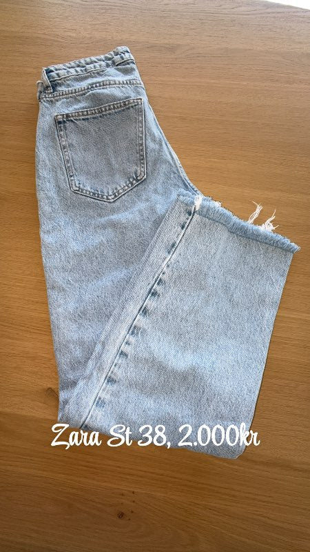 Zara ljósar gallabuxur