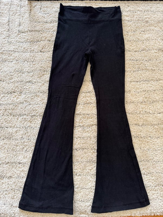 Zara útvíðar leggings svartar