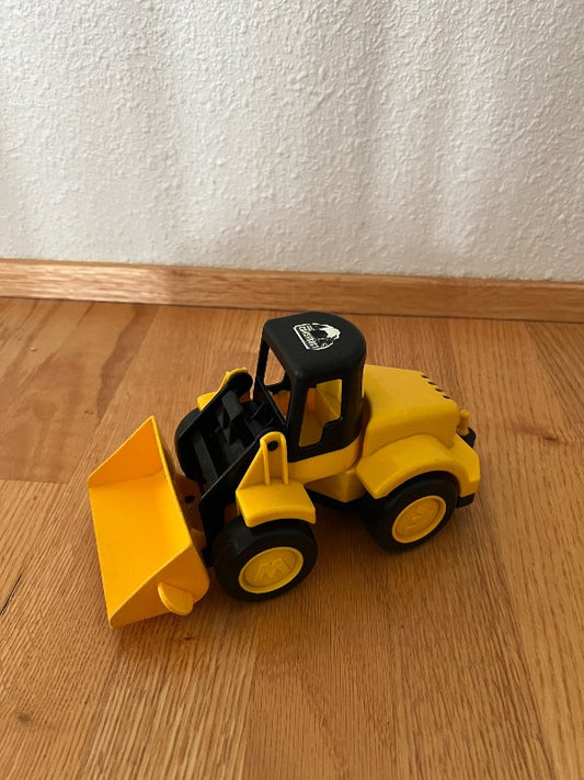 Yellow tractor