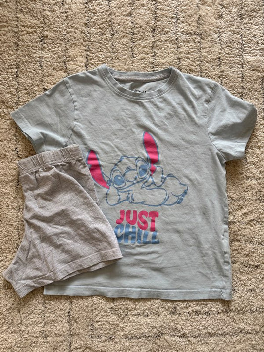 Stitch náttföt stutt