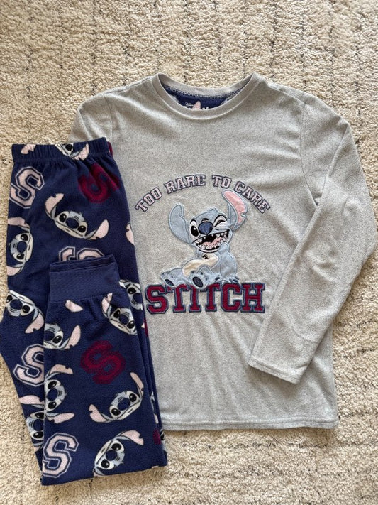 Stitch náttföt flís