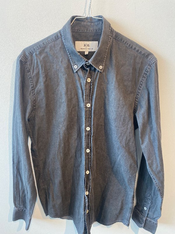 JÖR steingrá skyrta